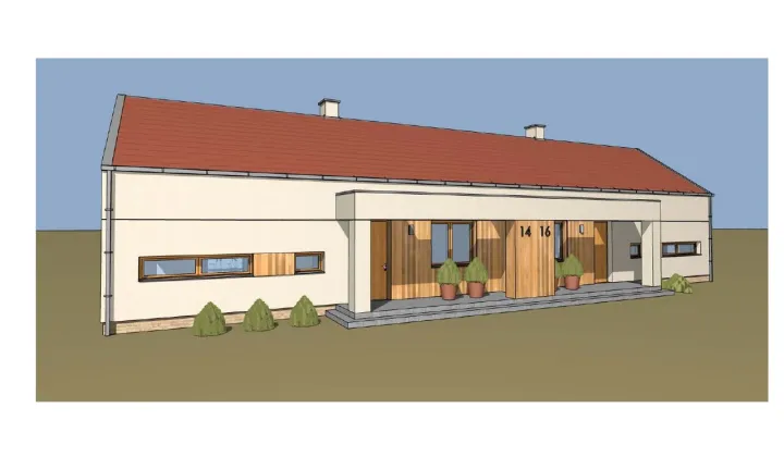 bliźniak, 4 pokoje Kępa