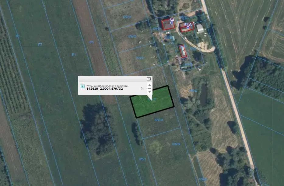 Działka budowlana Kownaciska, Bez Nazwy