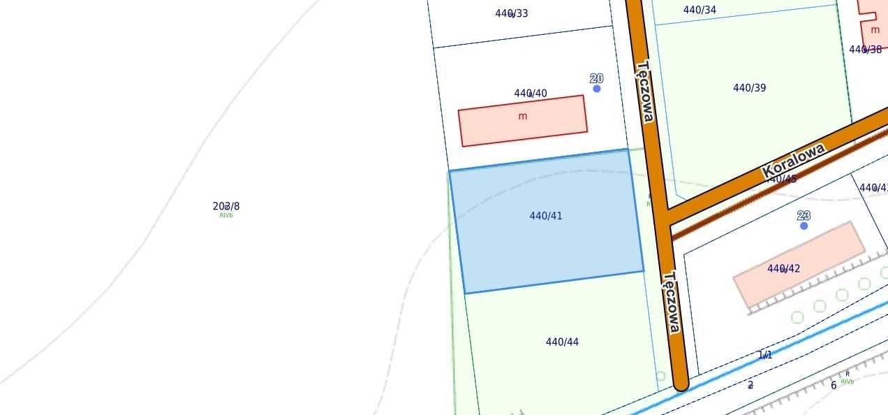 Działka budowlana Sarbinowo, ul. Tęczowa. Zdjęcie 2