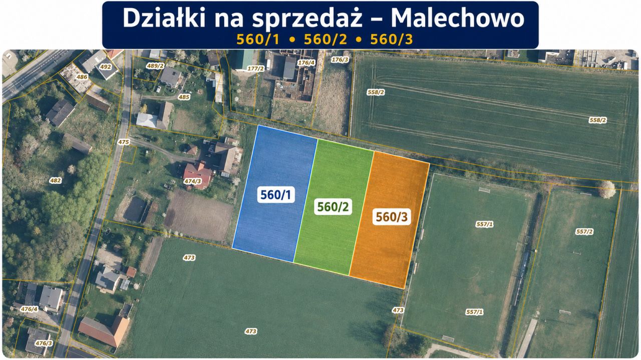 Działka siedliskowa Malechowo. Zdjęcie 1