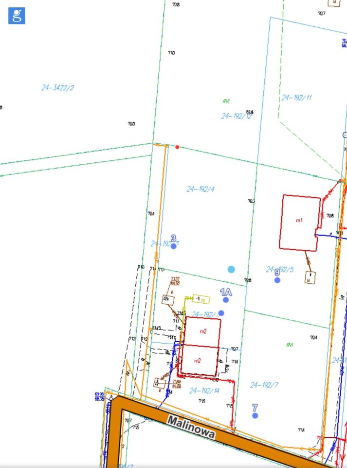 Działka budowlana Rożno-Parcele, ul. Malinowa