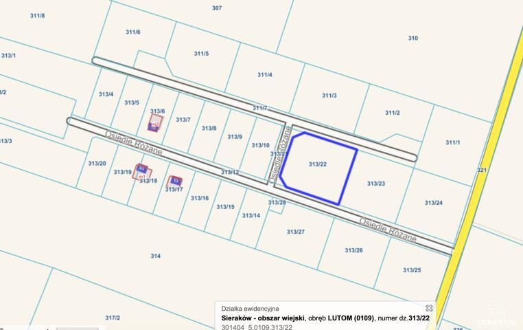 Działka budowlana Lutom, ul. os. Różane. Zdjęcie 4