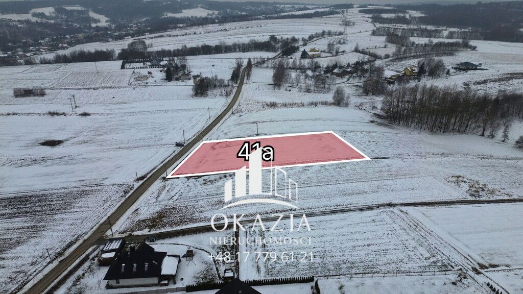 Działka budowlana Niechobrz. Zdjęcie 5