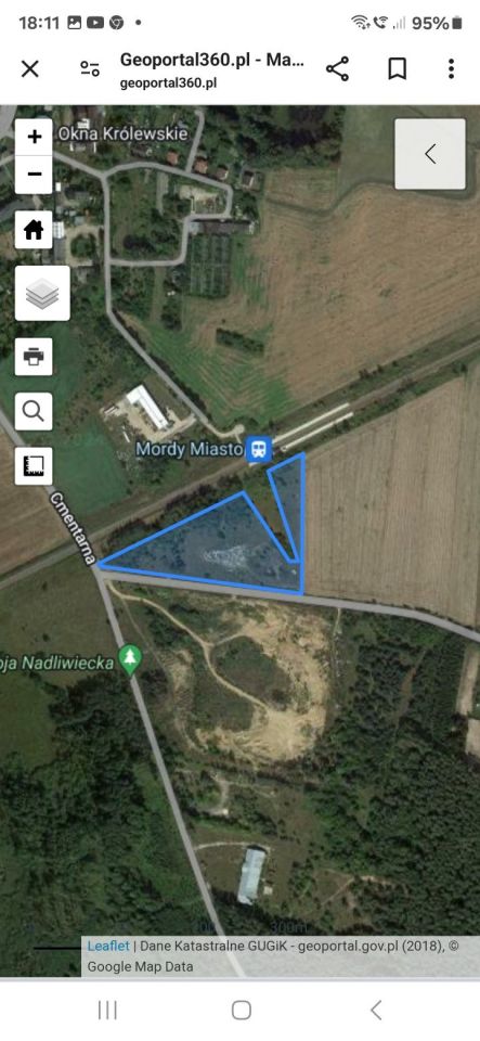 Działka rolna Mordy. Zdjęcie 2