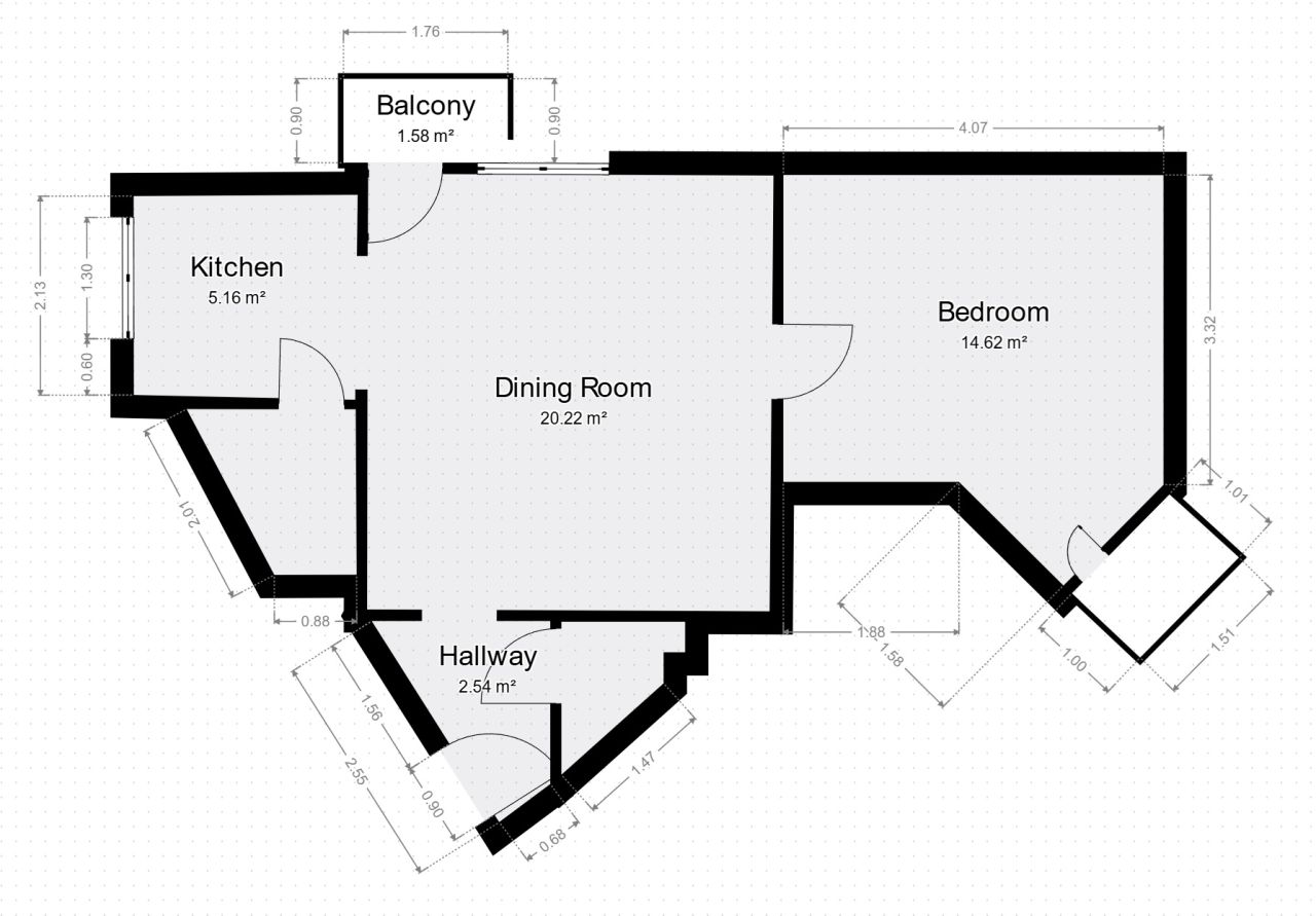 Mieszkanie 2-pokojowe Łódź Górna, ul. Adolfa Dygasińskiego. Zdjęcie 23