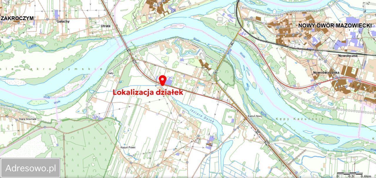 Działka inwestycyjna Kazuń Nowy. Zdjęcie 3