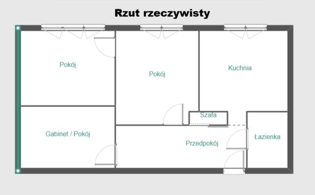 Mieszkanie 3-pokojowe Łańcut Centrum, ul. Podwale. Zdjęcie 12