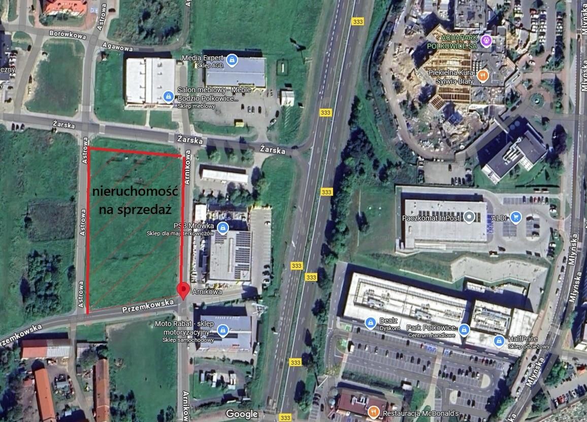 Działka inwestycyjna Polkowice, ul. Żarska. Zdjęcie 3