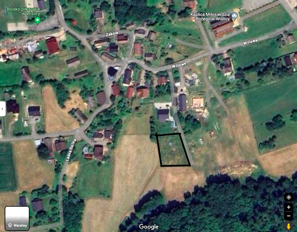 Działka budowlana Wiślica, ul. Willowa. Zdjęcie 4