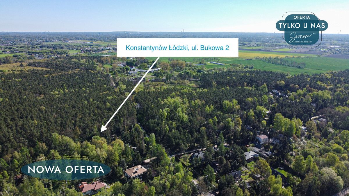 Działka inwestycyjna Konstantynów Łódzki, ul. Bukowa. Zdjęcie 2
