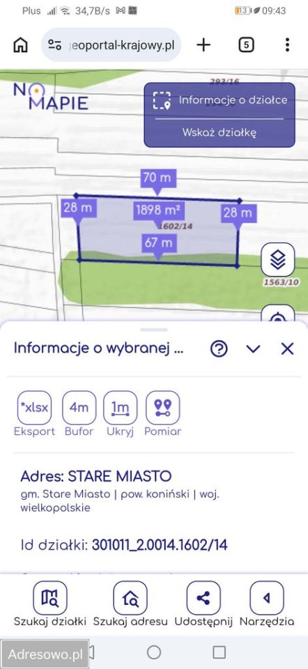 Działka budowlana Stare Miasto. Zdjęcie 4