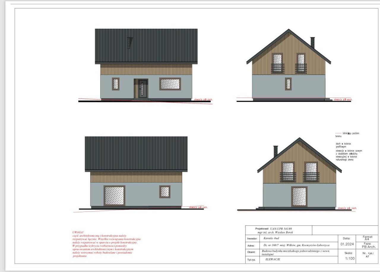 dom szeregowy Wilków, ul. Przy Lesie. Zdjęcie 3