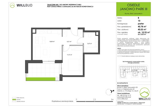 Mieszkanie 2-pokojowe Rumia Janowo, ul. Błoń Janowskich. Zdjęcie 7