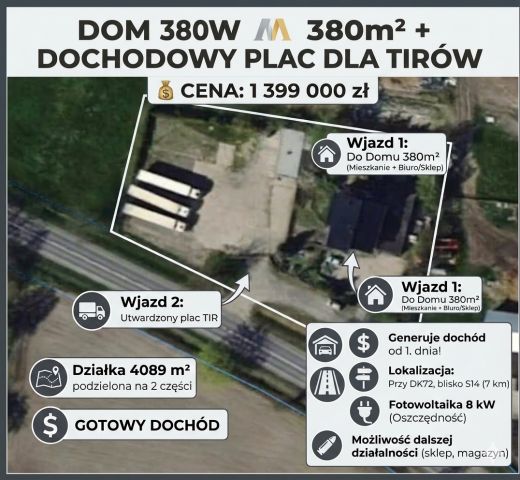 dom wolnostojący, 8 pokoi Nowy Adamów. Zdjęcie 1