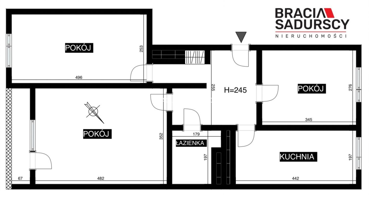 Mieszkanie 3-pokojowe Kraków Mistrzejowice, os. Tysiąclecia. Zdjęcie 27