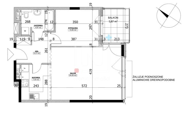 Mieszkanie 2-pokojowe Warszawa Wilanów, ul. Sarmacka. Zdjęcie 16