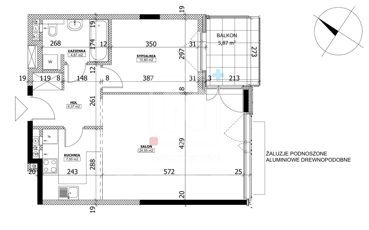 Mieszkanie 2-pokojowe Warszawa Wilanów, ul. Sarmacka. Zdjęcie 16