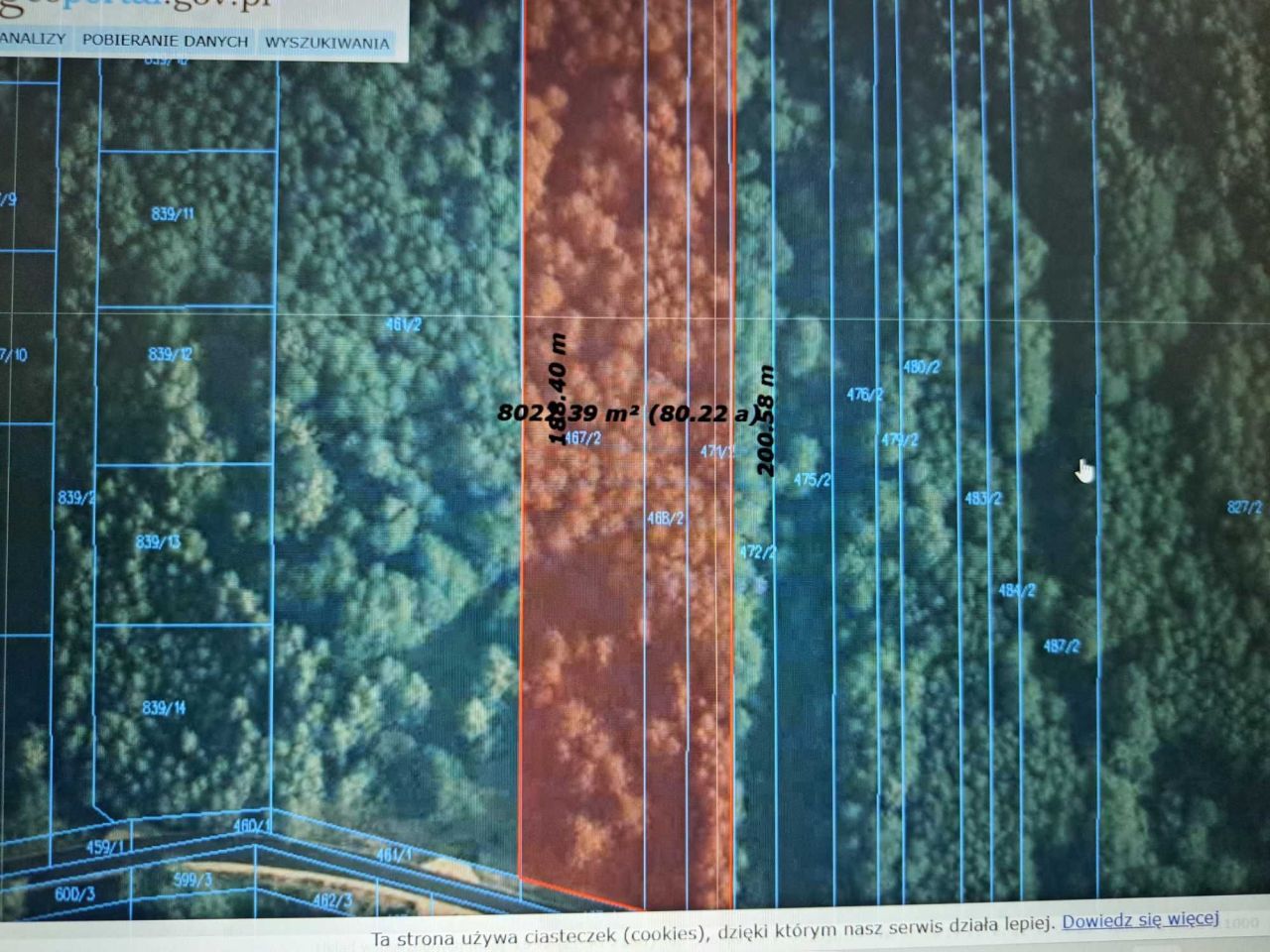 Działka rekreacyjna Suchodół Szlachecki. Zdjęcie 4