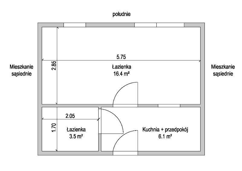 Mieszkanie 1-pokojowe Bochnia, ul. Legionów Polskich. Zdjęcie 1