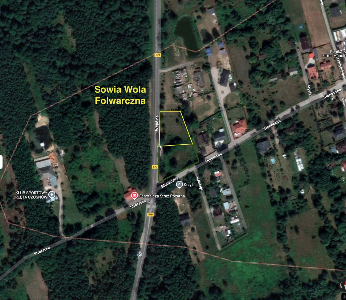 Działka budowlana Sowia Wola Folwarczna, ul. Słoneczna. Zdjęcie 5
