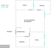 Mieszkanie 3-pokojowe Warszawa Białołęka, ul. Głębocka. Zdjęcie 2
