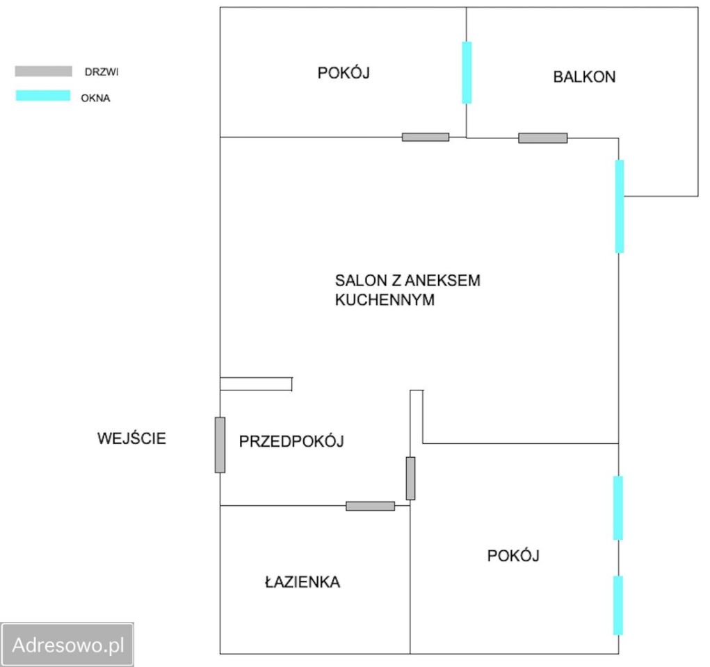 Mieszkanie 3-pokojowe Warszawa Białołęka, ul. Głębocka. Zdjęcie 3
