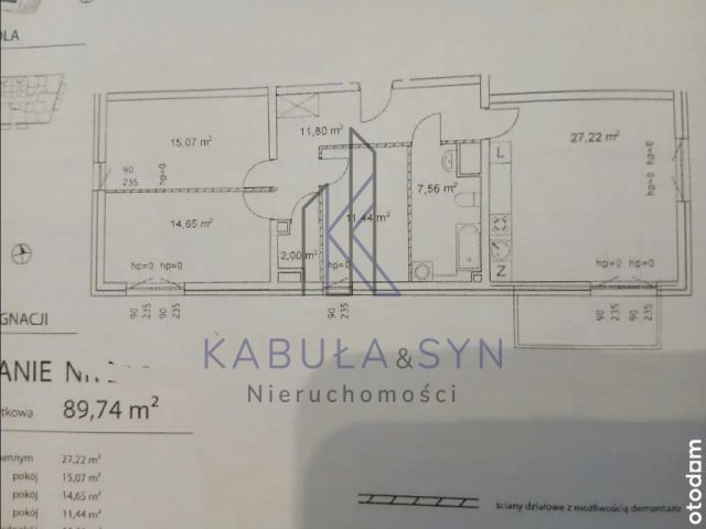 Mieszkanie 4-pokojowe Bydgoszcz, ul. Powstańców Warszawy. Zdjęcie 19