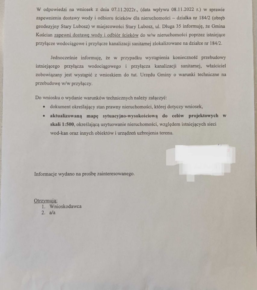 Działka budowlana Stary Lubosz. Zdjęcie 3