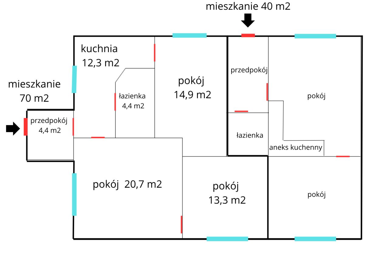 bliźniak, 5 pokoi Wrocław Psie Pole, ul. Zatorska. Zdjęcie 2