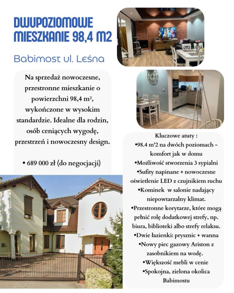 Mieszkanie 3-pokojowe Babimost, ul. Leśna. Zdjęcie 7