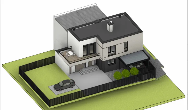 bliźniak, 4 pokoje Kielce Czarnów, ul. Hoża