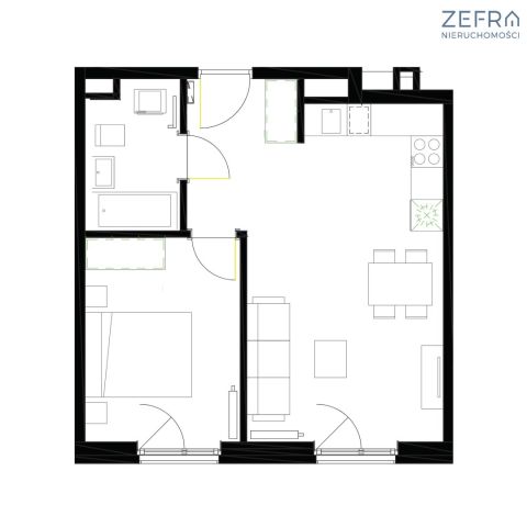 Mieszkanie 2-pokojowe Kraków Prądnik Biały, ul. Siewna. Zdjęcie 13