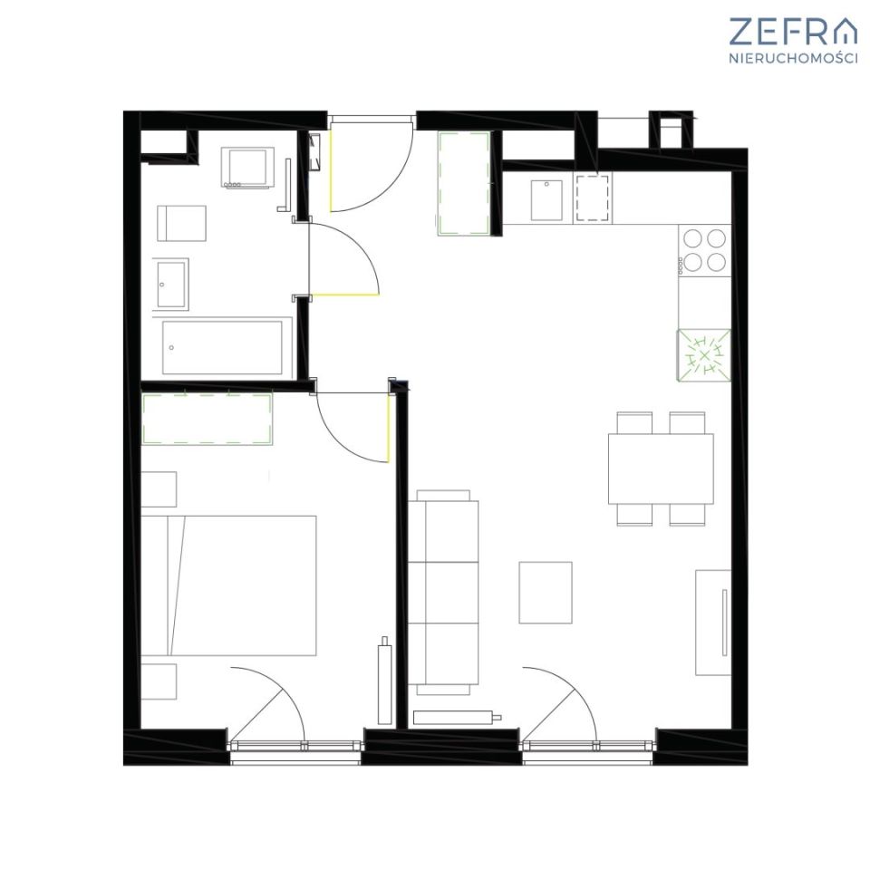 Mieszkanie 2-pokojowe Kraków Prądnik Biały, ul. Siewna. Zdjęcie 13