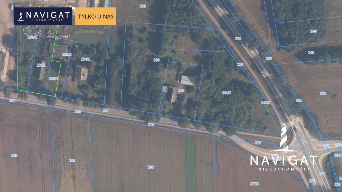 Działka budowlana Gęś. Zdjęcie 2