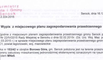 Działka budowlana Borowa Góra, ul. Sosnowa