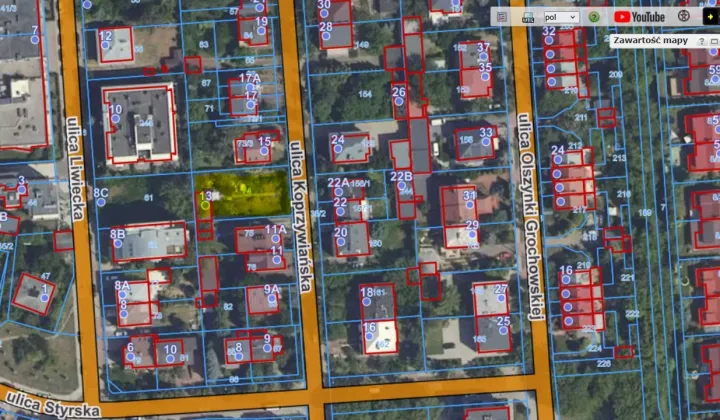 Działka inwestycyjna Warszawa Praga-Południe, ul. Koprzywiańska