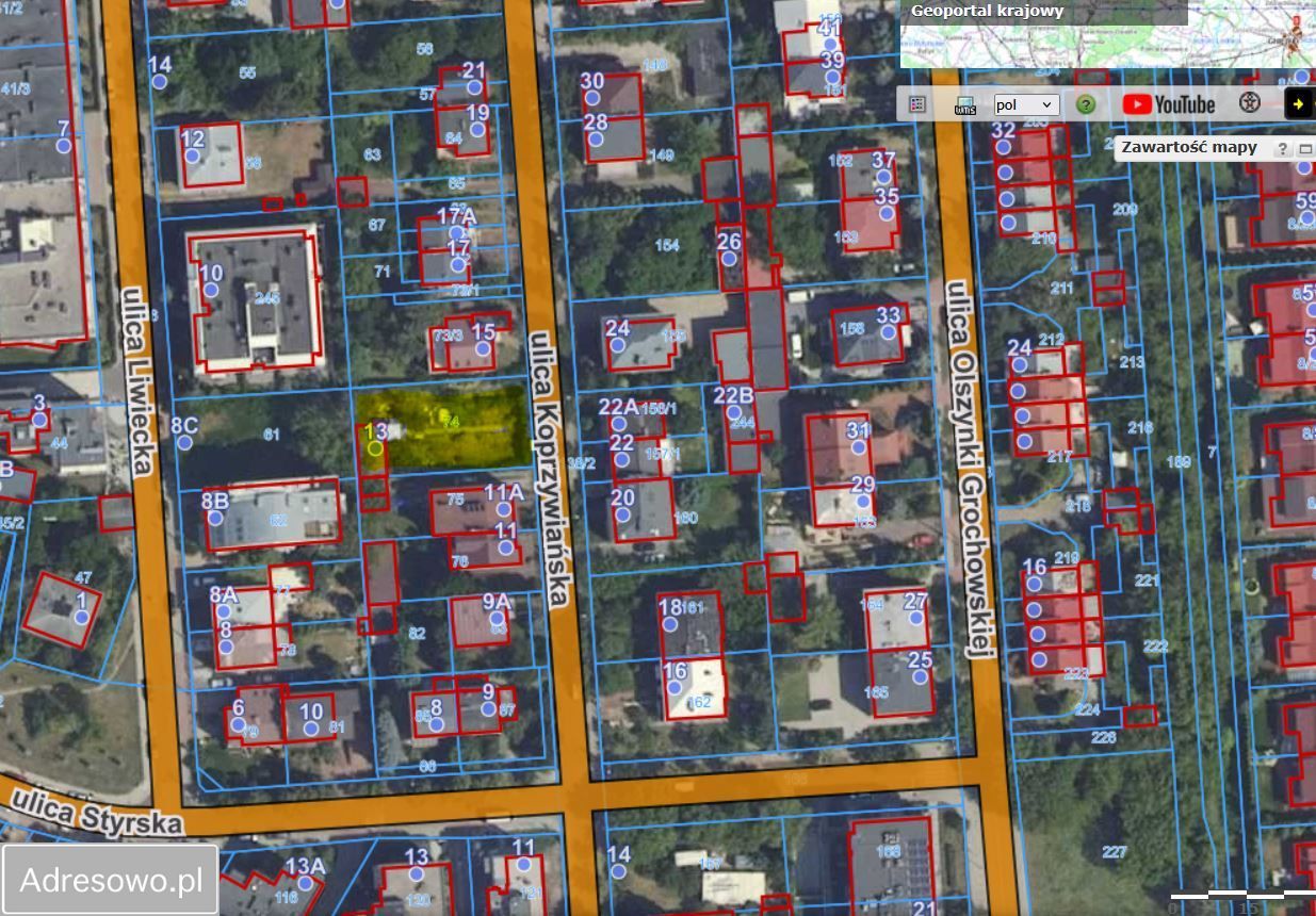 Działka inwestycyjna Warszawa Praga-Południe, ul. Koprzywiańska