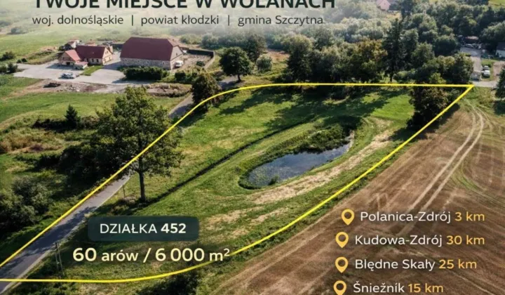 Działka budowlana Wolany