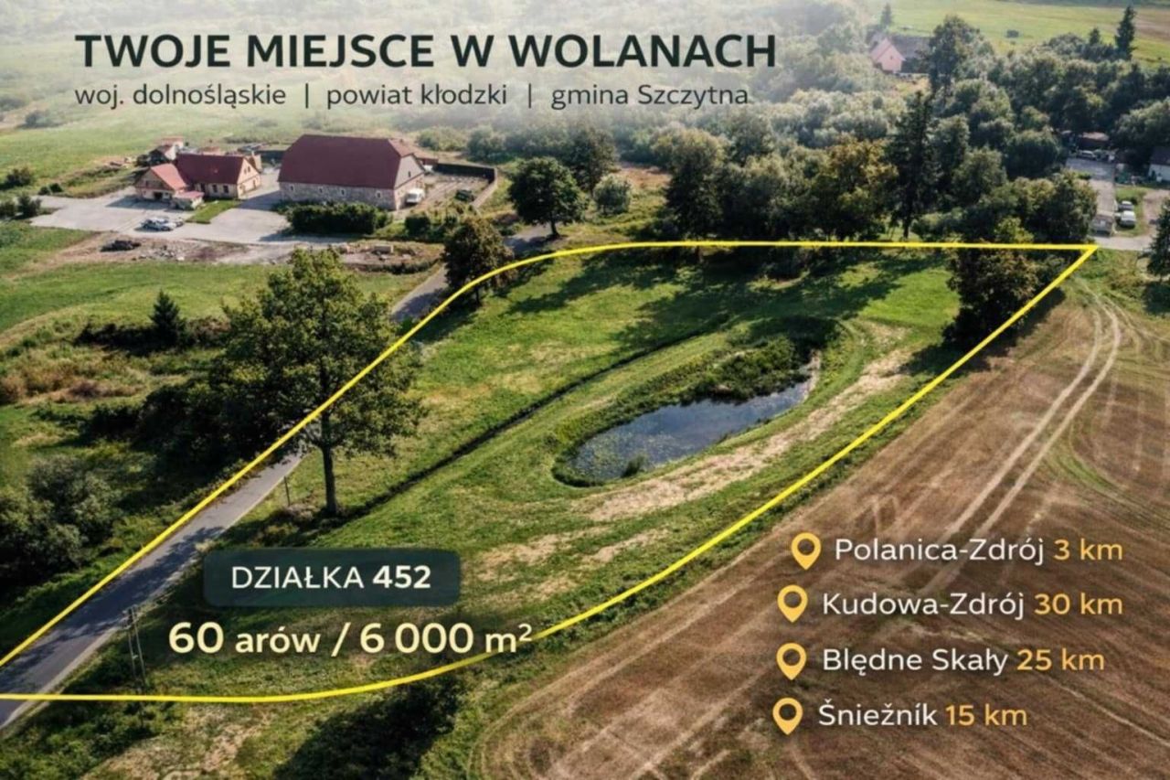 Działka budowlana Wolany. Zdjęcie 1