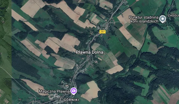 Działka rolna Pławna Dolna