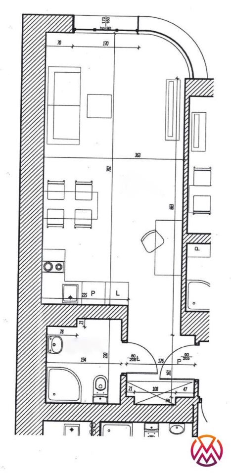 Mieszkanie 1-pokojowe Łódź Śródmieście, ul. Zachodnia. Zdjęcie 6