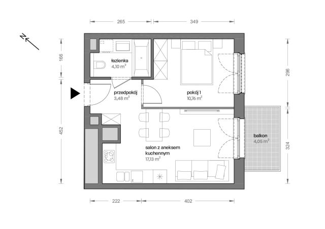 Mieszkanie 2-pokojowe Katowice Brynów, ul. Ceglana. Zdjęcie 7