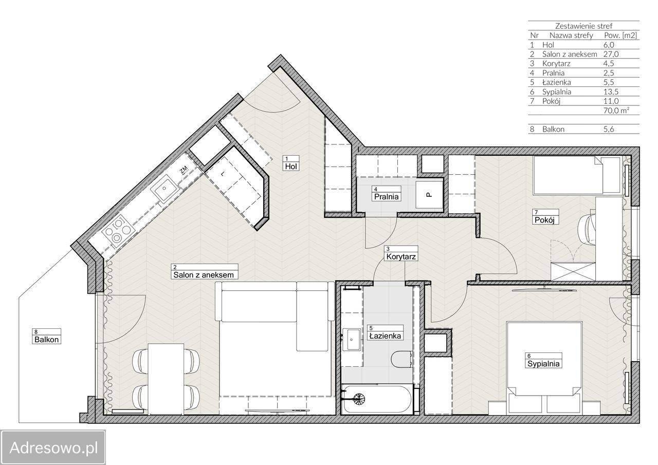 Mieszkanie 3-pokojowe Warszawa Bemowo, ul. Marynin. Zdjęcie 10