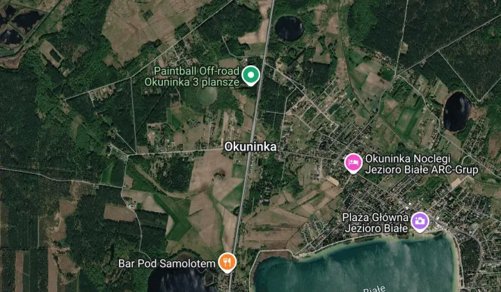 Działka rekreacyjna Okuninka