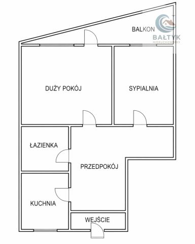 Mieszkanie 2-pokojowe Gdańsk Przymorze, ul. Jagiellońska. Zdjęcie 15