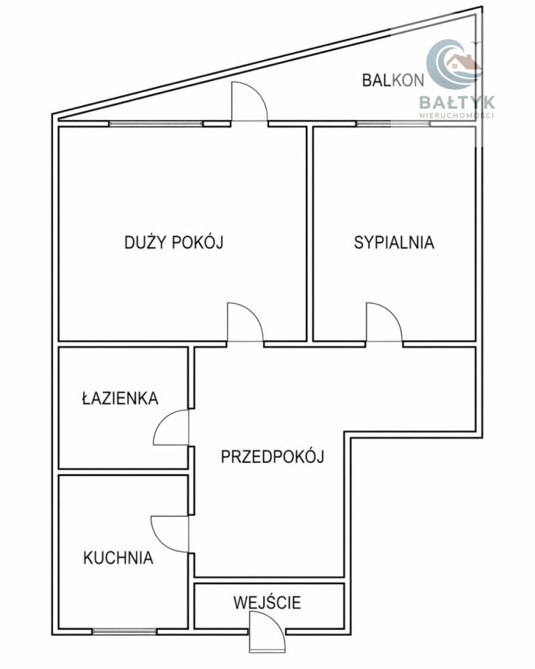 Mieszkanie 2-pokojowe Gdańsk Przymorze, ul. Jagiellońska. Zdjęcie 15