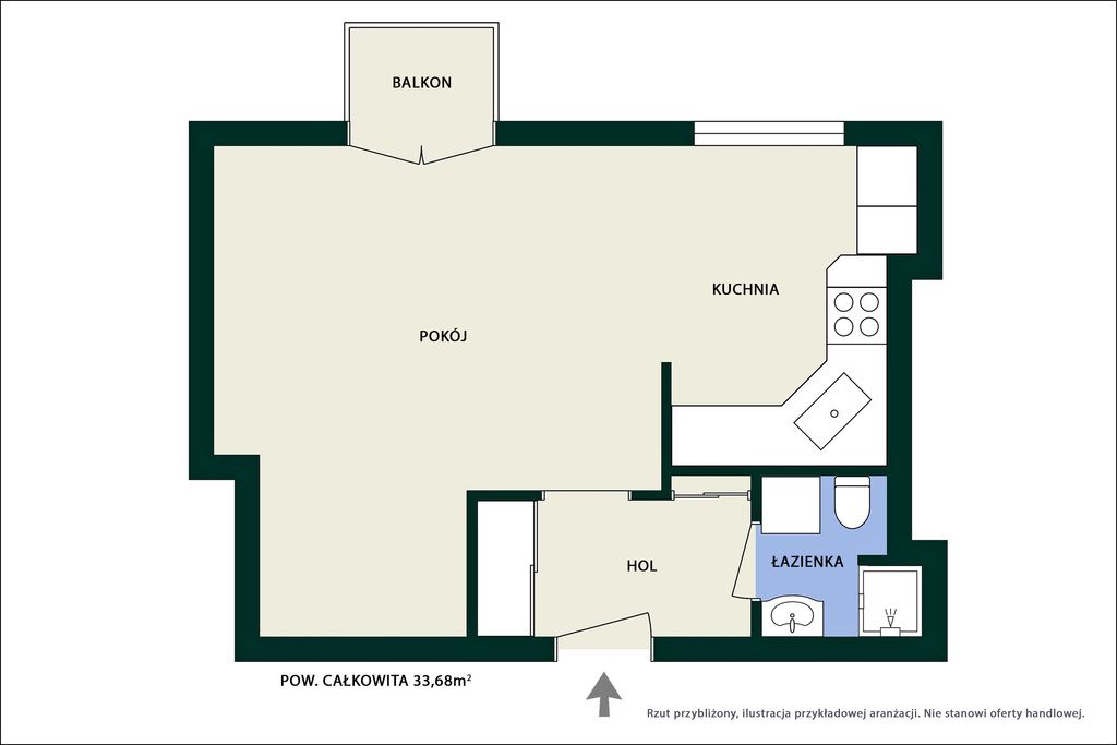 Mieszkanie 1-pokojowe Warszawa Śródmieście, ul. Stanisława Dubois. Zdjęcie 14