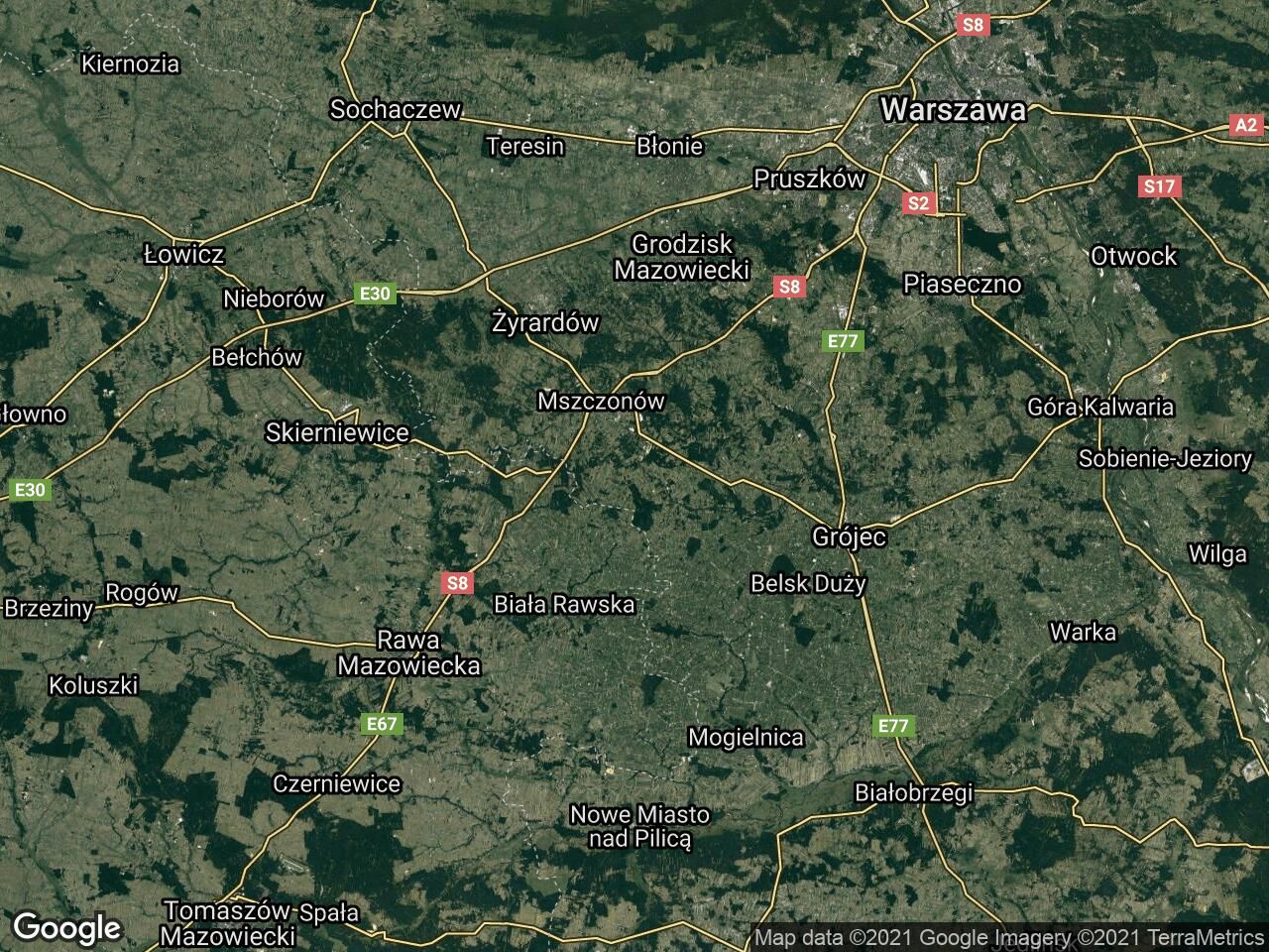 Działka rolna Budy-Strzyże, ul. Mszczonowska 