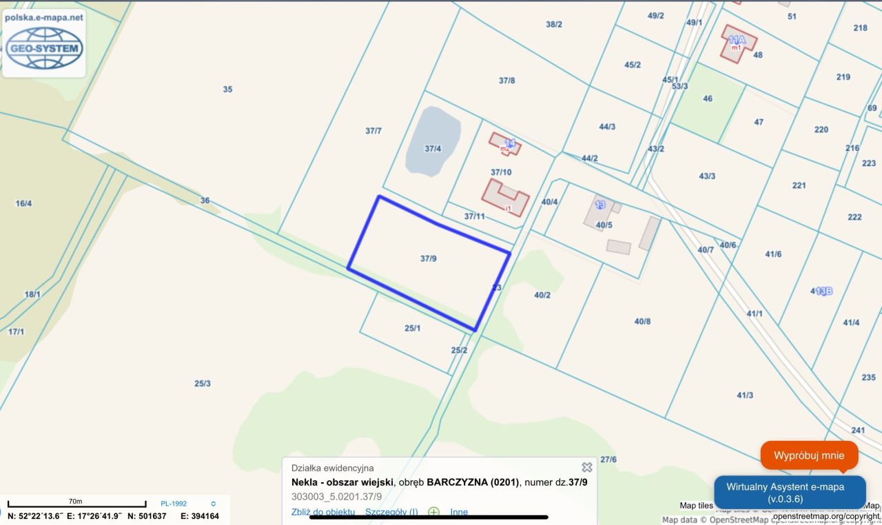 Działka budowlana Barczyzna. Zdjęcie 3