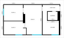 Mieszkanie 3-pokojowe Działdowo, ul. Marii Skłodowskiej-Curie. Zdjęcie 1